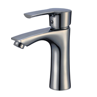Pelican PL-8162 Single Hole Bathroom Faucet - Brushed Nickel